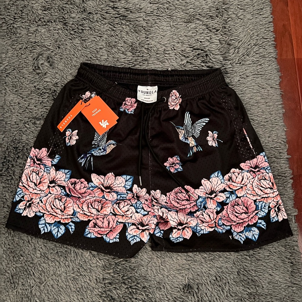Brand new youngla block party shorts. Size medium.
